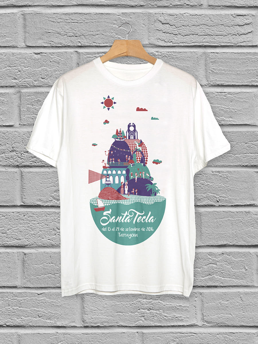 Camiseta Santa Tecla