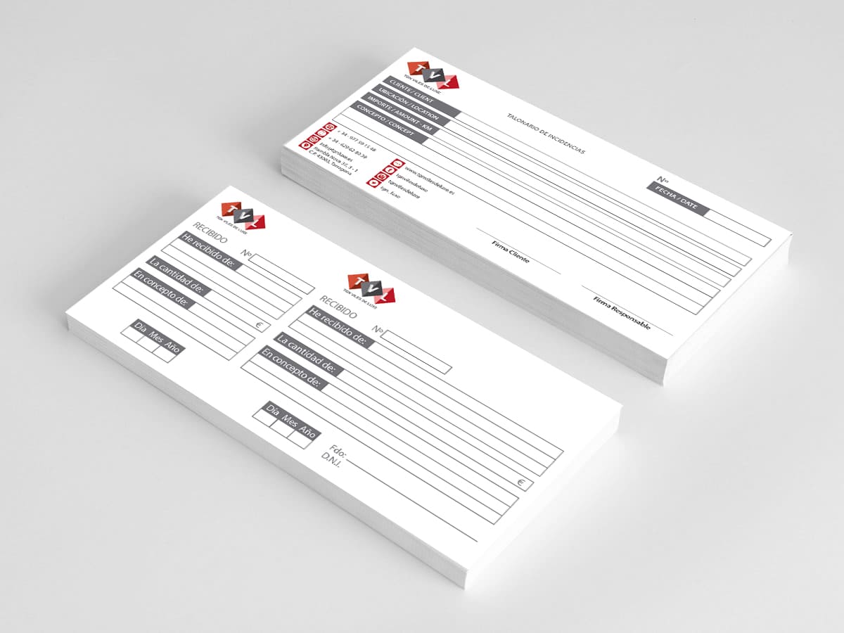 Diseño papelería